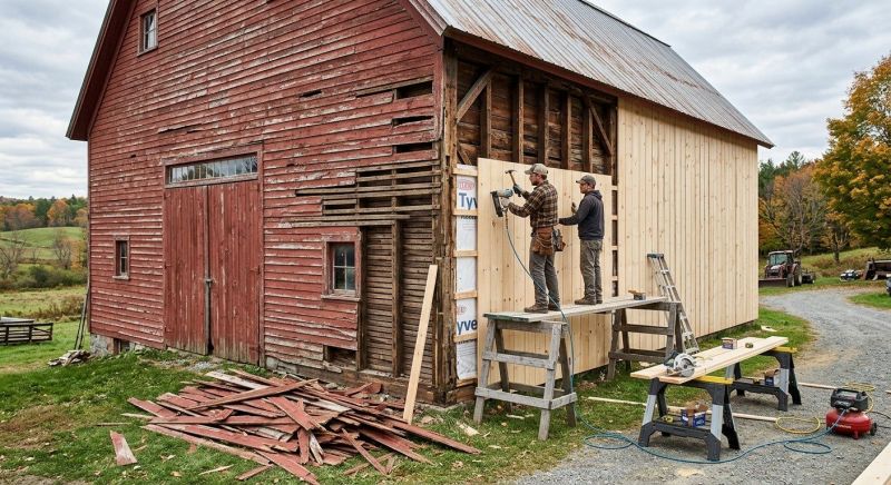 Barn Siding Replacement in Branford, FL