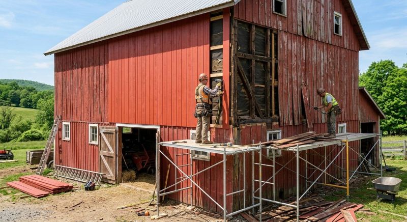 Barn Siding Replacement in Lake City, FL