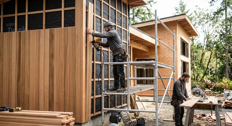 Cedar Cladding Installation in Lake City, FL