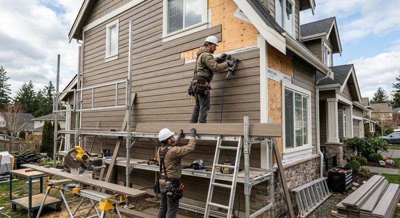 Composite Siding Installation in Branford, FL