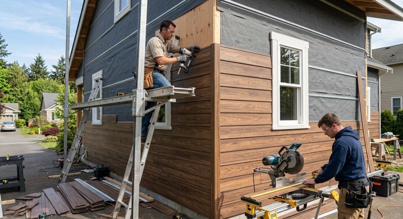 Faux Wood Siding Installation in Branford, FL