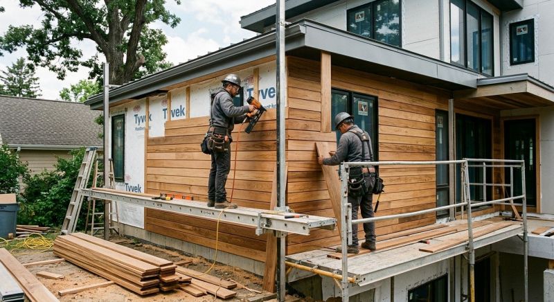 Hardwood Cladding Installation in Lake City, FL