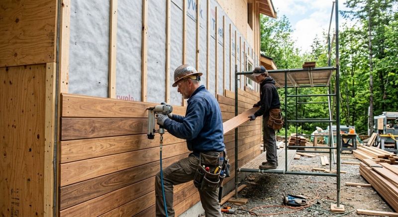 Hardwood Siding Installation in Branford, FL