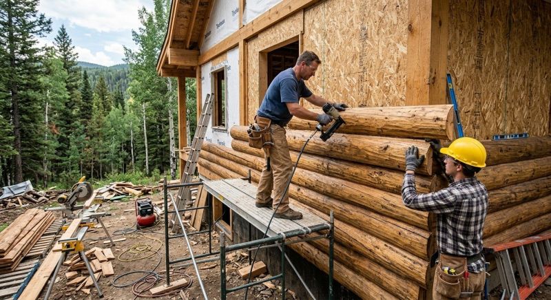 Log Home Siding Installation in Lake City, FL
