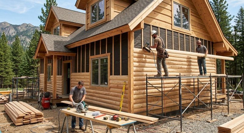 Log Siding Installation in Lake City, FL