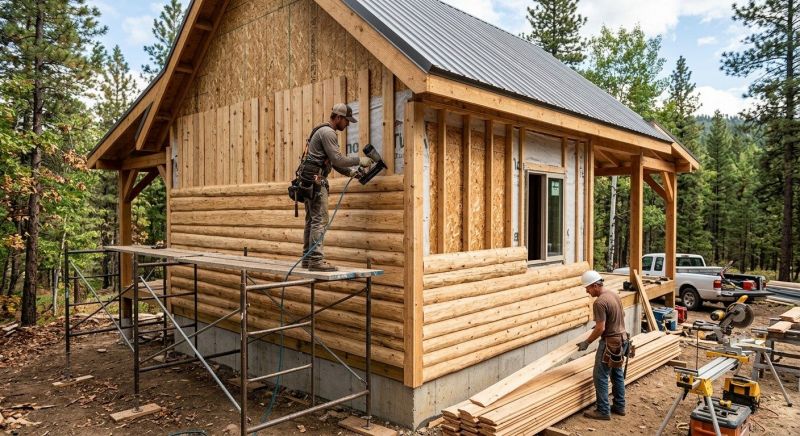 Log Siding Installation in Lake City, FL