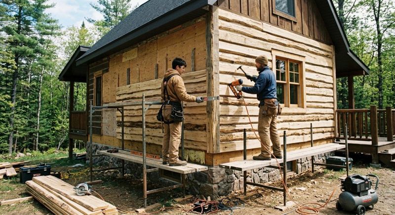 Log Siding Installation in Lake City, FL