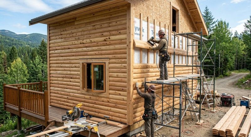 Log Siding Installation in Lake City, FL