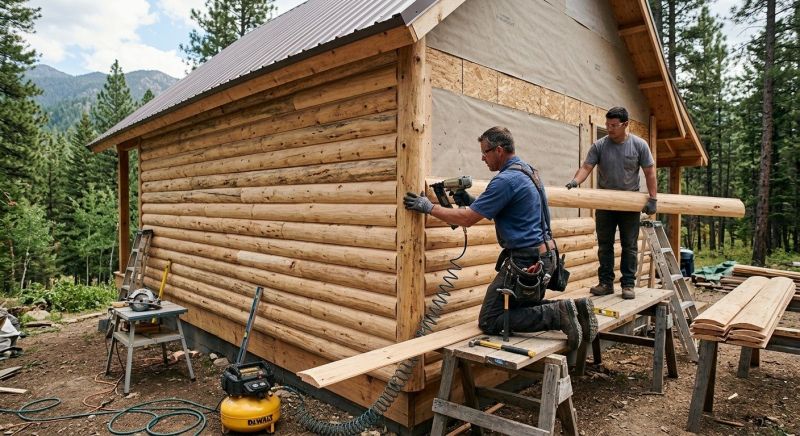 Log Siding Replacement in Lake City, FL