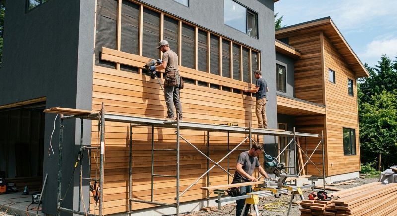 Wood Cladding Installation in Branford, FL
