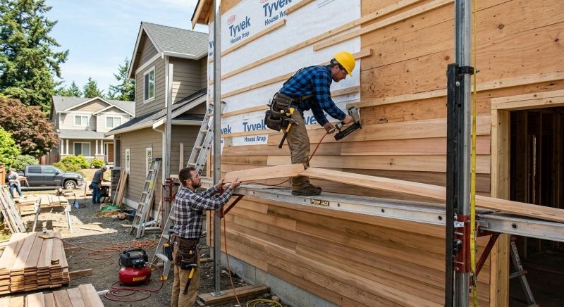 Wood Plank Siding Installation in Lake City, FL