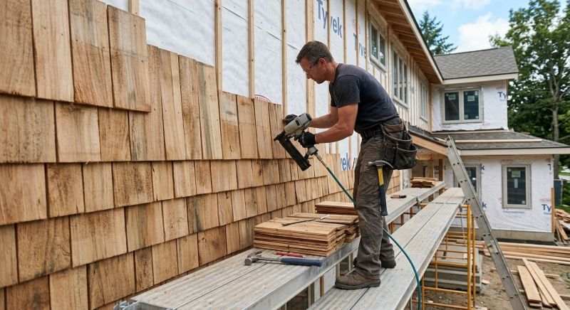 Wood Shake Siding Installation in Lake City, FL