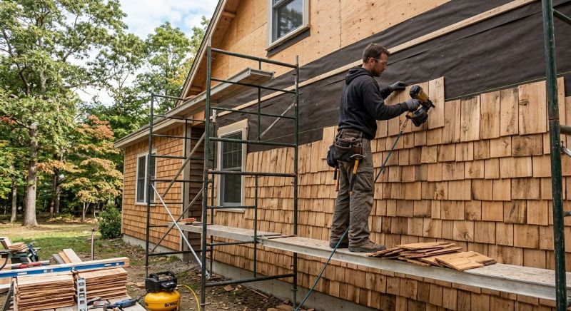 Wood Shake Siding Installation in Lake City, FL